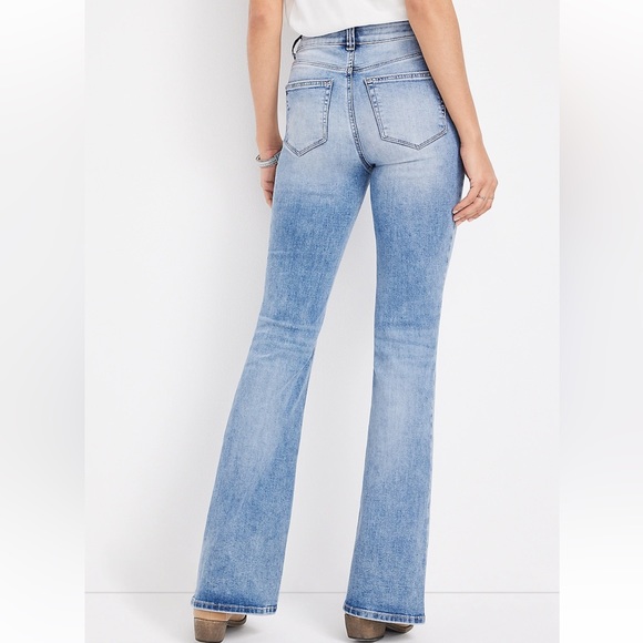 maurices Cool Comfort Flare High Rise Seamed Jean size 12 - Picture 2 of 4